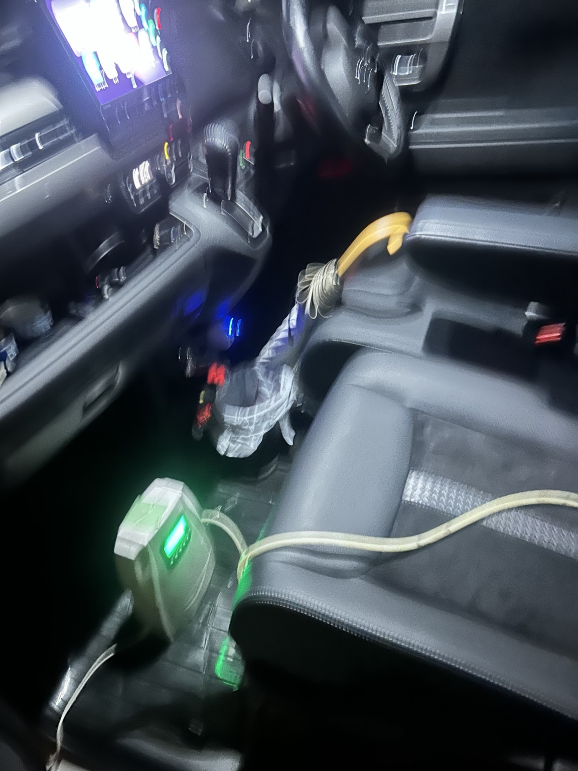 Ozone equipment inside the N-BOX cabin
